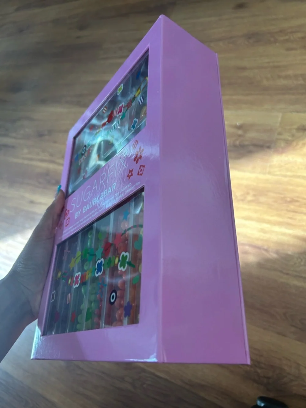 BaubleBar Sugarfix Multicolor Bead & Bag Charm Kit - Pink Box